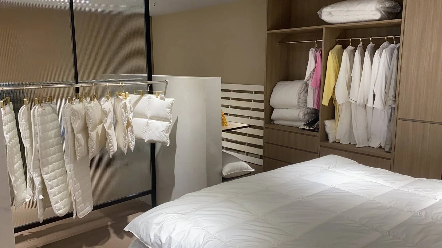 FNH hotel linen showroom and coordinated product range