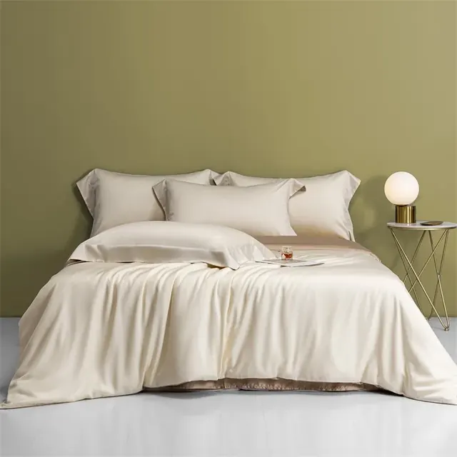 Textile White Set Queen Bed Sheet by FNH