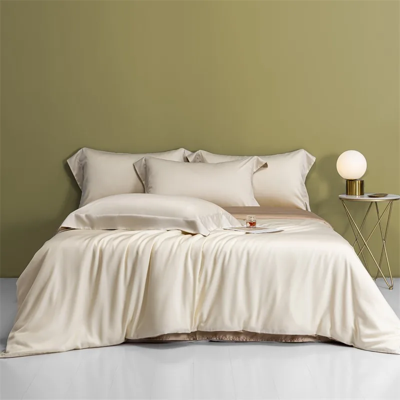 Textile White Set Queen Bed Sheet by FNH