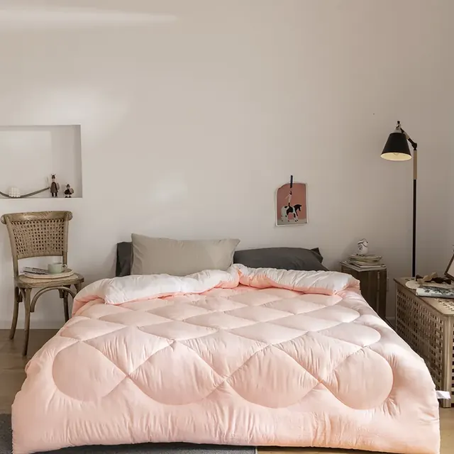 Modern Full Size A B Sides Patchwork Style Duvet by FNH