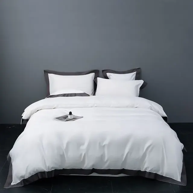Heritage Collection Quilt Covers Good Cotton 400T Embroidered Bed Sheet Set by FNH