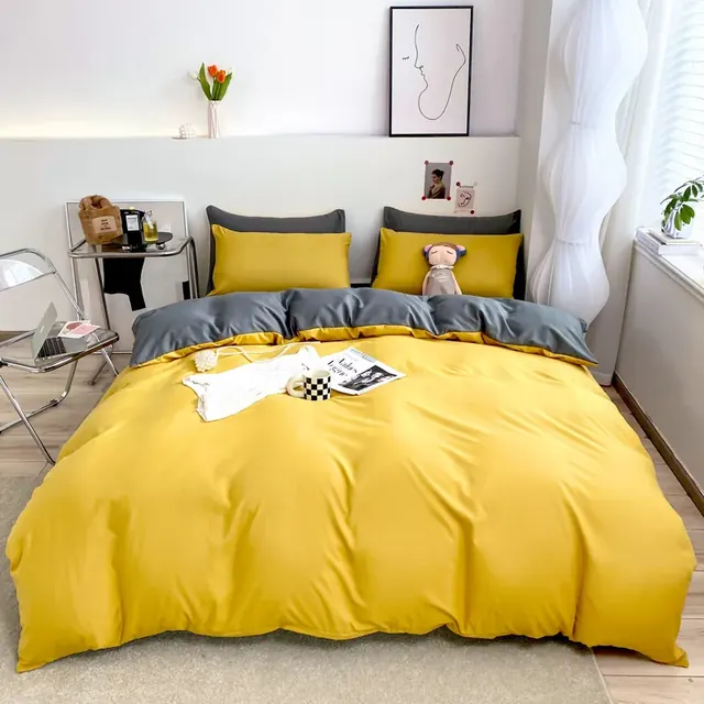 Luxury 100% Polyester Fiber Bed Sheet by FNH