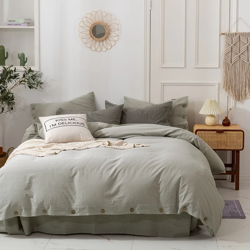 Linen Bed Sheets by FNH