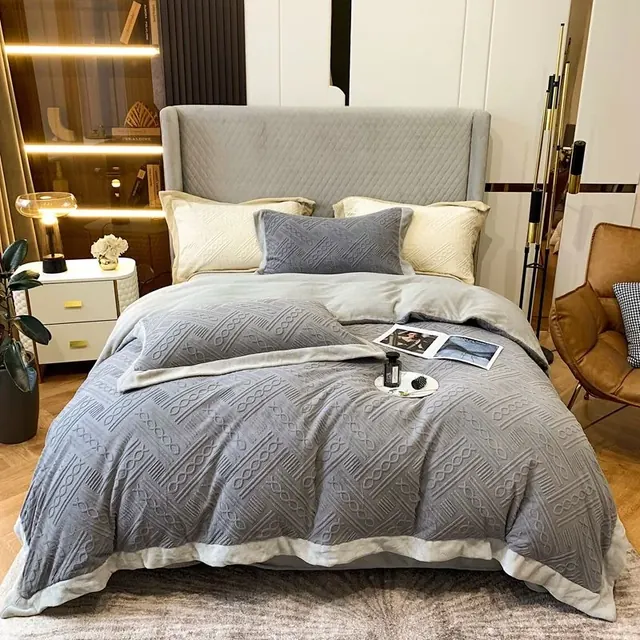 Luxury Idea, Concept Gray Bedding Keep Health Bed Sheet by FNH